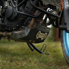 Mototorque mild steel engine guard black Royal Enfield Guerrilla 450 sump protection