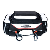 BBG TourPro 60L motorcycle tail bag with bottle holders and storage pockets
