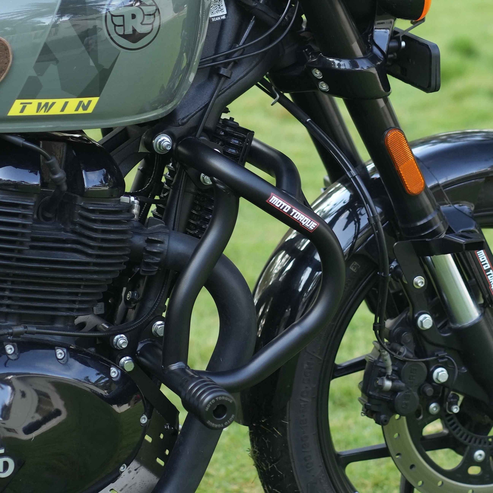 Moto Torque Hawk Crash Guard V2 for Royal Enfield Shotgun 650 Motorcycle