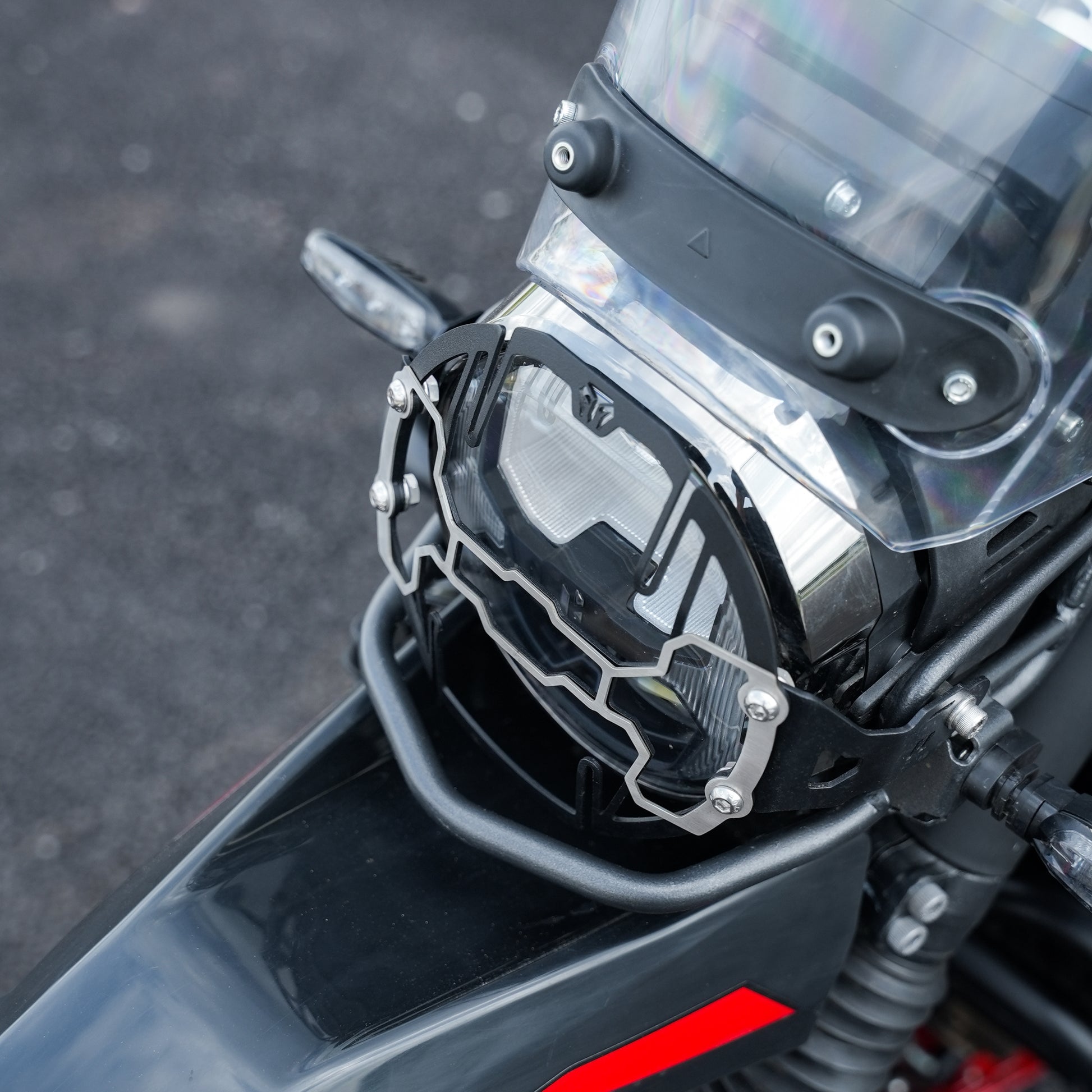 Moto Torque Headlight Guard MS SS Combination for Hero Xpulse 210