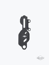 Legundary Custom Himalayan Master Cylinder Guard Black Mild Steel Royal Enfield Brake Protection Cover