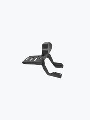 Legundary Custom Hunter 350 back rest with carrier black mild steel Rexine pillion support