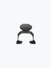 Legundary Custom Hunter 350 back rest with carrier black mild steel Rexine pillion support