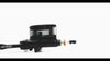 RCB E2 Series black 14mm right-hand master brake pump with transparent reservoir, 01BP001B