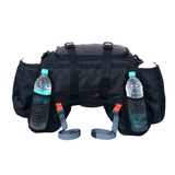 BBG TourPro 60L motorcycle tail bag with bottle holders and storage pockets