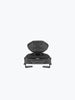 Legundary Custom Hunter 350 back rest with carrier black mild steel Rexine pillion support
