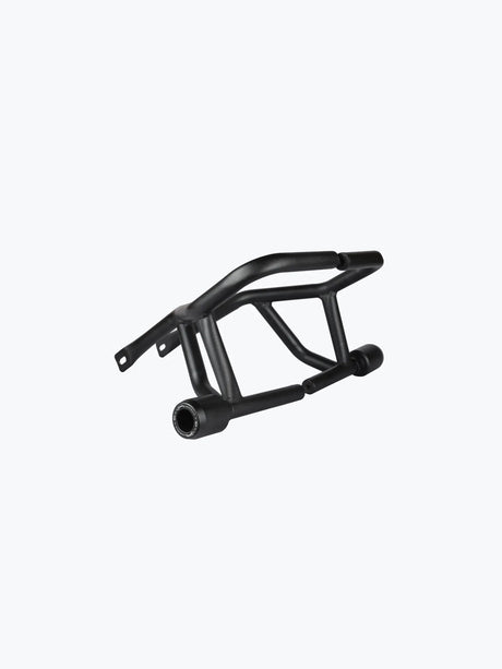 Legundary Custom Xplorer crash guard with slider for Hero Xpulse 200 BS6 black mild steel engine guard