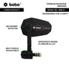 BOBO RM2-D premium motorcycle bar end mirror anti glare anti fog 360 degree adjustable rear view mirror bike