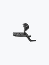 Legundary Custom Hunter 350 back rest with carrier black mild steel Rexine pillion support