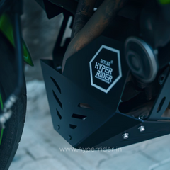 Hyperrider Heavy Duty Aluminum Bash Plate for Kawasaki Versys 650 Engine and Exhaust Protection