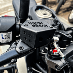 Hyperrider Front Fluid Reservoir Cover for KTM Duke Gen 3 Husqvarna Svartpilen 250 401 Black Silver