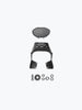 Legundary Custom Hunter 350 back rest with carrier black mild steel Rexine pillion support