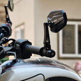 BOBO RM2-D premium motorcycle bar end mirror anti glare anti fog 360 degree adjustable rear view mirror bike