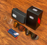 100% Aerocraft Performance Sport and Cycling Sunglasses Red Lens with 2 Extra Lenses UV400