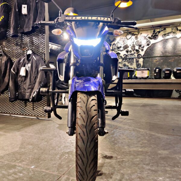 Hyperrider Heavy Duty Crash Guard for Yamaha FZ250 BS6 with CNC Delrin Frame Sliders