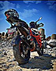 Hyperrider KTM Duke Top Rack for Duke 125 200 250 390 BS4 BS6 with Universal Top Box Mount