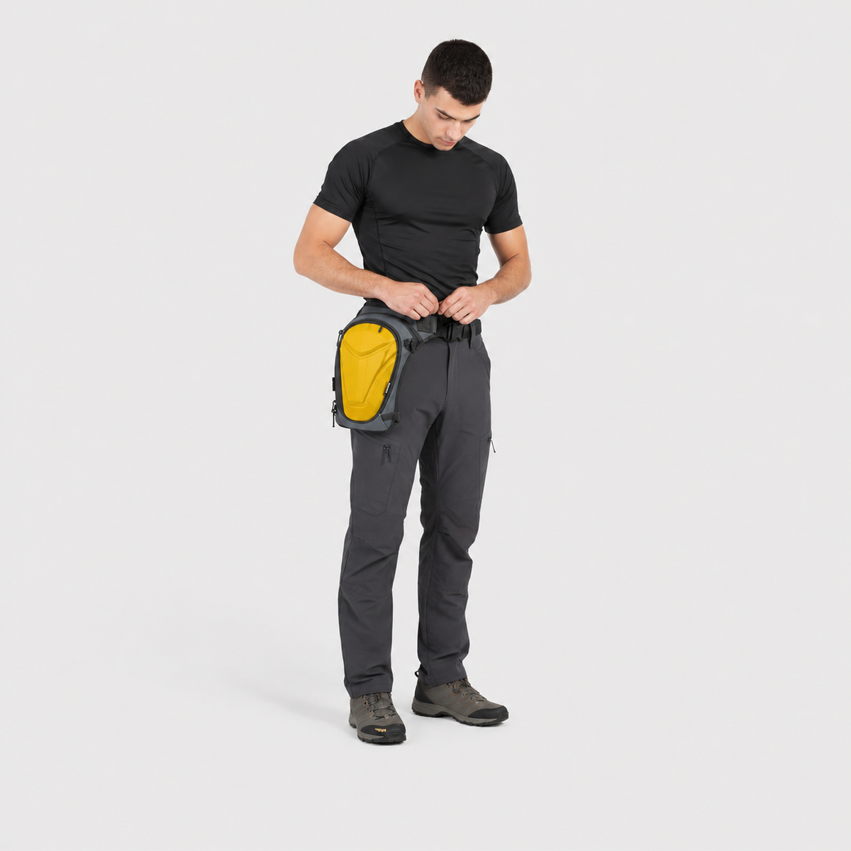 Vantora ARC 4-in-1 Travel Bag Convertible Crossbody Sling Thigh Bag Waist Pouch and Motorcycle Tank Bag