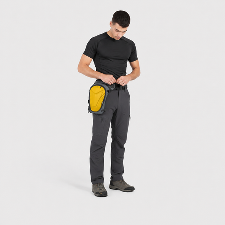Vantora ARC 4-in-1 Travel Bag Convertible Crossbody Sling Thigh Bag Waist Pouch and Motorcycle Tank Bag