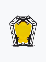 Legundary Custom KTM ADV 390 2025 Oculus Headlight Shield yellow white acrylic mild steel headlight protector guard