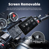 Sash Gears M8 Smart Riding Display with 6.2 inch touchscreen, wireless Apple CarPlay, Android Auto, dual 1080P cameras, TPMS and waterproof aluminum mount