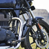 Auto Engina 27mm Crash Guard and Leg Guard for Royal Enfield Meteor 350 with Built-In Polyamide Sliders in Textured Black