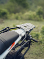 Legundary Custom KTM ADV 390 2025 gopher luggage carrier black mild steel rear rack touring support