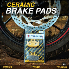 CRANK1 Ceramic Brake Pads Benelli TNT 25 Rear CRM371