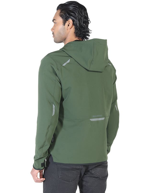 Royal Enfield Urbanite Class A Riding Sweatshirt in Black and Olive