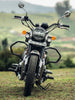 Legundary Custom Super Meteor 650 Magneto Crash Guard – Black Mild Steel, Durable Motorcycle Protection