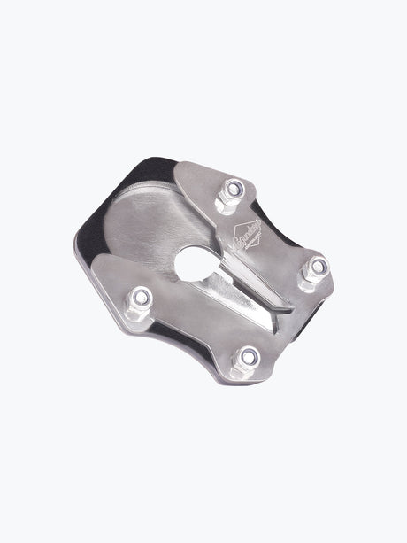 Legundary Custom KTM Adventure 390 Calx side stand base CNC aluminium foot extension plate stable parking support