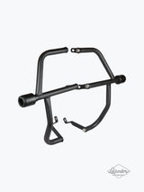 Legundary Custom Honda Hness thanos crash guard with slider mild steel black engine guard protector