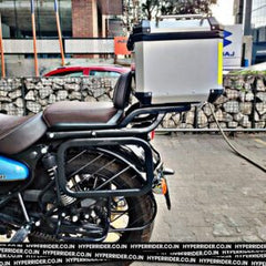 Hyperrider Royal Enfield Meteor 350 Top Rack 45KG Stock Backrest Compatible