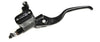 RCB E3 Series black 12.7mm left-hand hydraulic master cylinder with transparent reservoir, 01BP017B