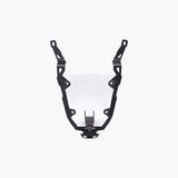 Legundary Custom Honda NX500 Oculus Headlight Shield Black – durable mild steel headlight guard protector with precision-cut design, enhancing front-end protection and rugged styling for Honda NX500.