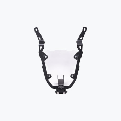 Legundary Custom Honda NX500 Oculus Headlight Shield Black – durable mild steel headlight guard protector with precision-cut design, enhancing front-end protection and rugged styling for Honda NX500.