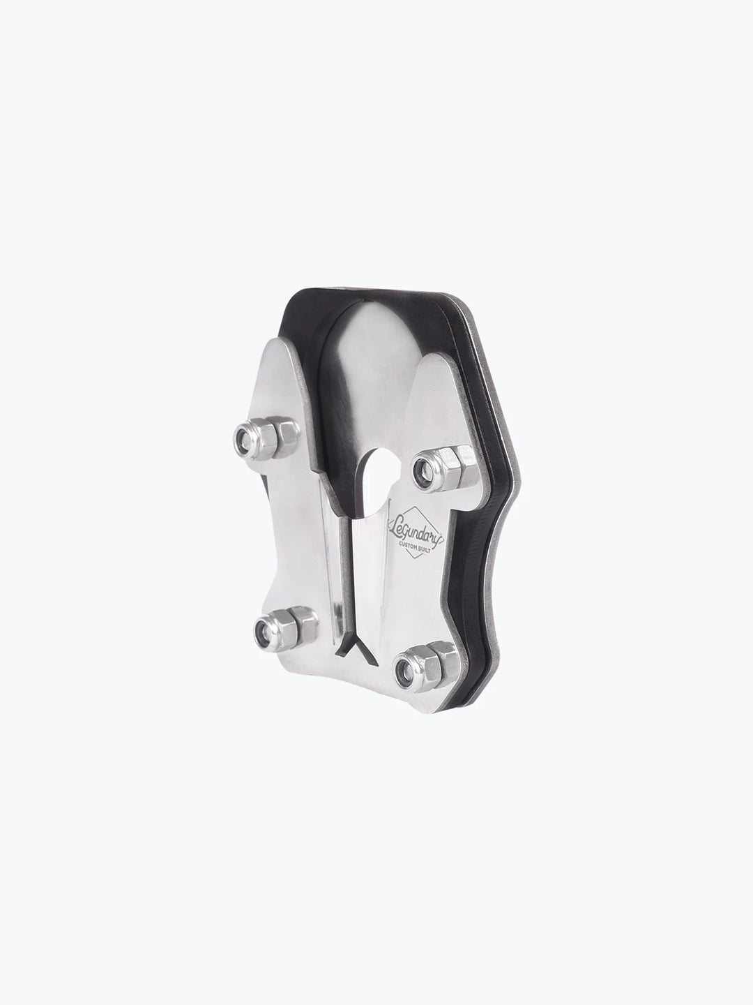 Legundary Custom KTM Adventure 390 Calx side stand base CNC aluminium foot extension plate stable parking support