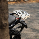 Auto Engina Adjustable Rack Plate and Top Rack Frame for Royal Enfield Guerrilla 450 14kg Soft Luggage Rack