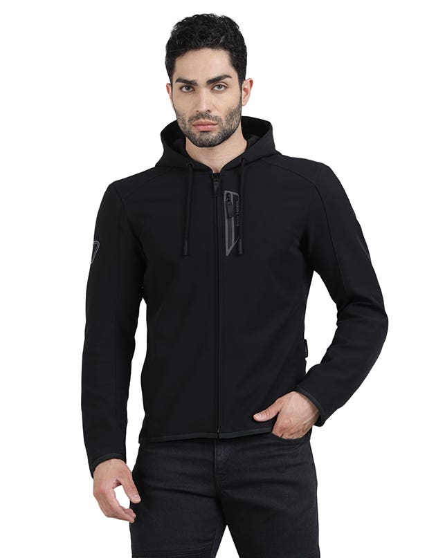 Royal Enfield Urbanite Class A Riding Sweatshirt in Black and Olive