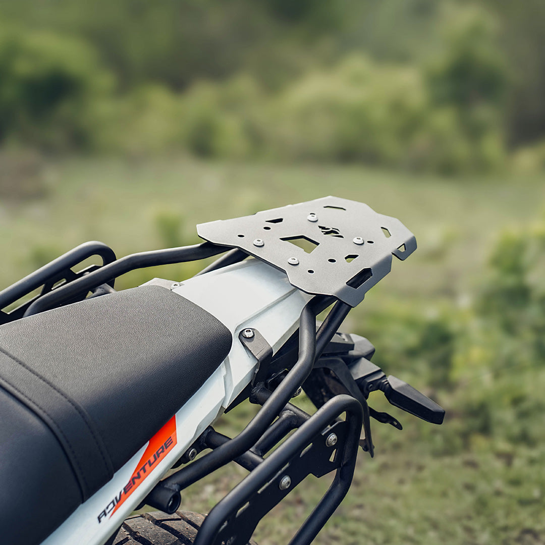 Legundary Custom KTM 390 Enduro R Gopher Luggage Carrier Black mild steel rear rack touring carrier