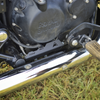 Auto Engina 3mm Master Cylinder Guard for Royal Enfield Meteor 350 in Gloss Black Mild Steel