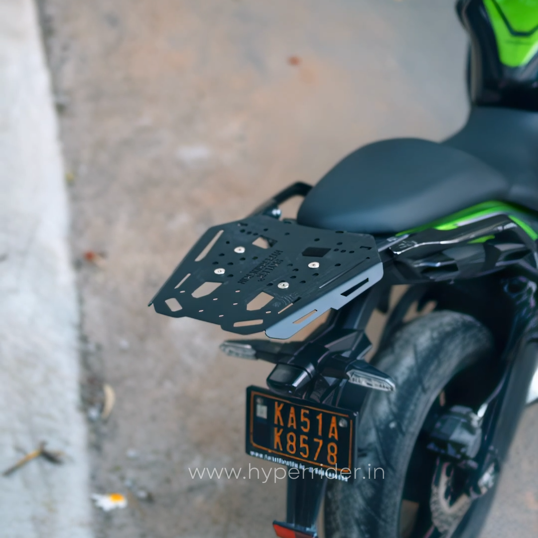 Hyperrider Heavy Duty Top Rack Plate for Kawasaki Versys 650 with 8kg Load Capacity