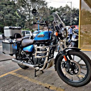 Hyperrider Royal Enfield Meteor 350 Top Rack 45KG Stock Backrest Compatible