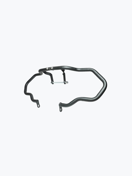 Legundary Custom Super Meteor 650 Magneto Crash Guard – Black Mild Steel, Durable Motorcycle Protection