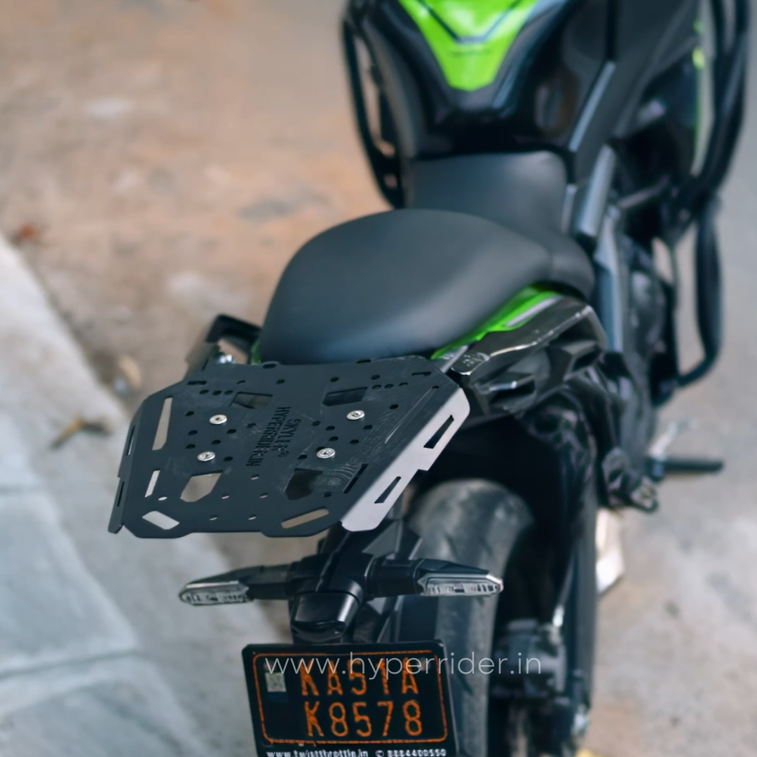 Hyperrider Heavy Duty Top Rack Plate for Kawasaki Versys 650 with 8kg Load Capacity