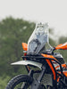 Legundary Custom KTM ADV 390 2025 Oculus Headlight Shield yellow white acrylic mild steel headlight protector guard