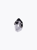LEGUNDARY CUSTOM Himalayan 450 Fortis Side Stand Base Black Silver Enlarger Plate