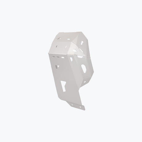 Legundary Custom Honda NX500 Vambrace Bash Plate Silver – premium aluminium engine sump guard skid plate, designed to protect the underbelly of your Honda NX500 while adding a sleek, durable finish.
