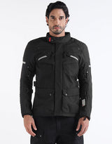 Royal Enfield Nirvik V3 Class A Riding Jacket in Olive and Black
