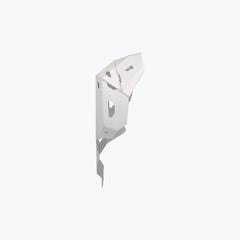 Legundary Custom Honda NX500 Vambrace Bash Plate Silver – premium aluminium engine sump guard skid plate, designed to protect the underbelly of your Honda NX500 while adding a sleek, durable finish.