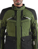 Royal Enfield Nirvik V3 Class A Riding Jacket in Olive and Black